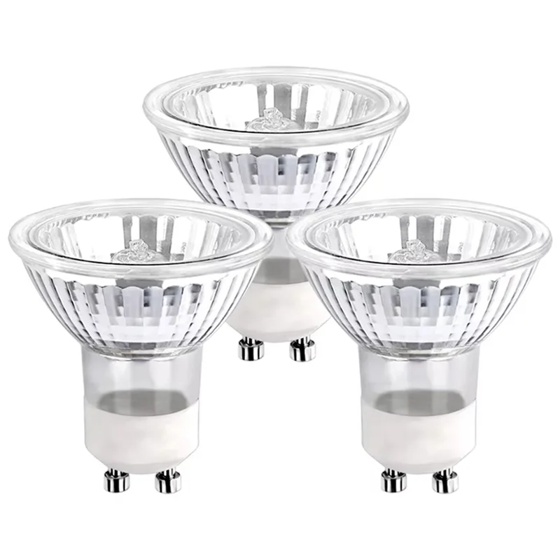 MOPHE-20Pcs GU10 Bright Bulbs Spot Light Aromatherapy Wax Melting Lamp Special Halogen Lamp Heating Bulb 220V-35W