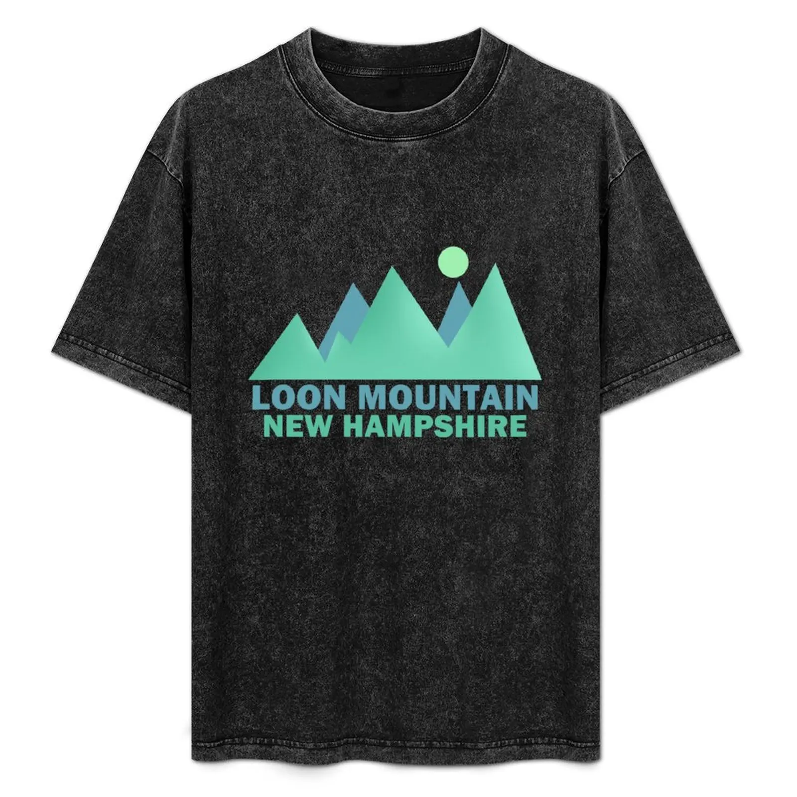 

Футболка Loon Mountain New Hampshire, повседневная праздничная футболка с короткими рукавами