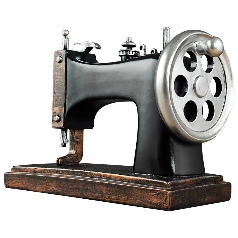 

Retro sewing machines, vintage decorations, small ornaments, grocery stores, clothing stores, window props