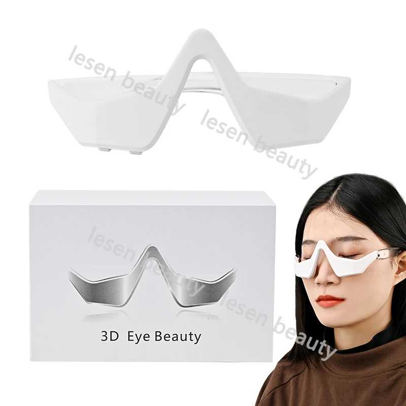 

3D EMS Micro Current Mini Eye Beauty Device Red Light Therapy Under Eye Massager Patches Instrument Anti Aging Eye Care Device