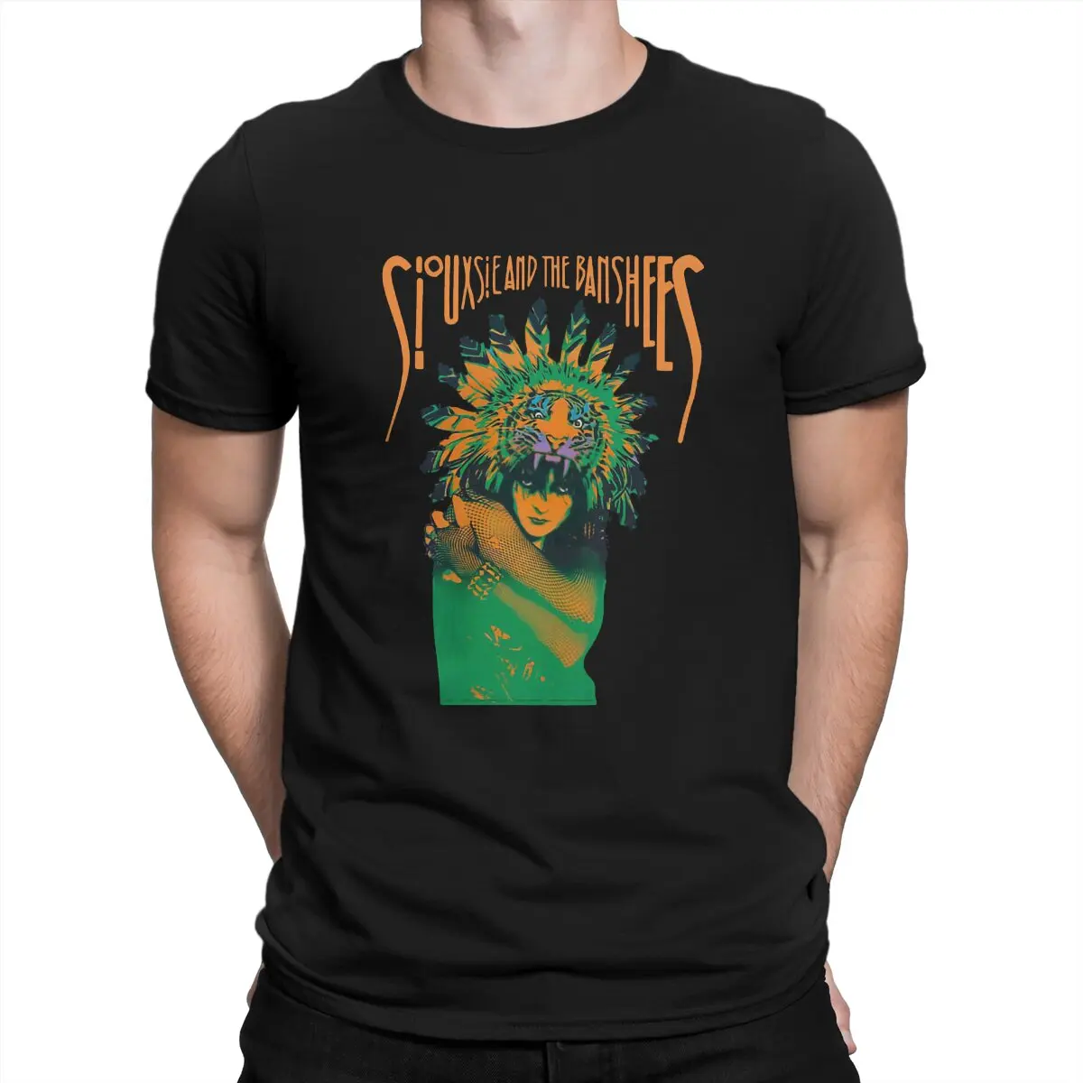 Siouxsie T-Shirt for Men Siouxsie And The Banshees Funny Cotton Tee Shirt O Neck Short Sleeve T Shirts Gift Idea Clothes