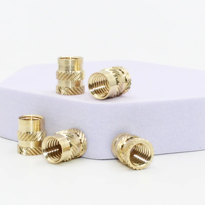 Brass Insert Nut Soldering Iron Tip Hot Melt Heat Knurled Embed Injection 3D Print Plastic Board Copper Nuts Inserts M2 M3 to M8