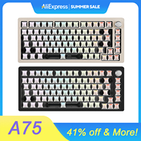 DrunkDeer A75 Rapid Trigger Mechanical Keyboard, Barebone TKL Gaming Keyboard Magnetic Switch Keyboard,RGB Wired Compact 82 Keys
