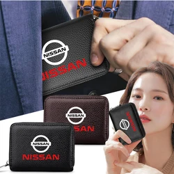 Car Multifunction Organizes Wallet Driver license Credit ID Card Holder Bag For Nissan Nismo 350Z 370Z GTR Patrol XTrail Qashqai