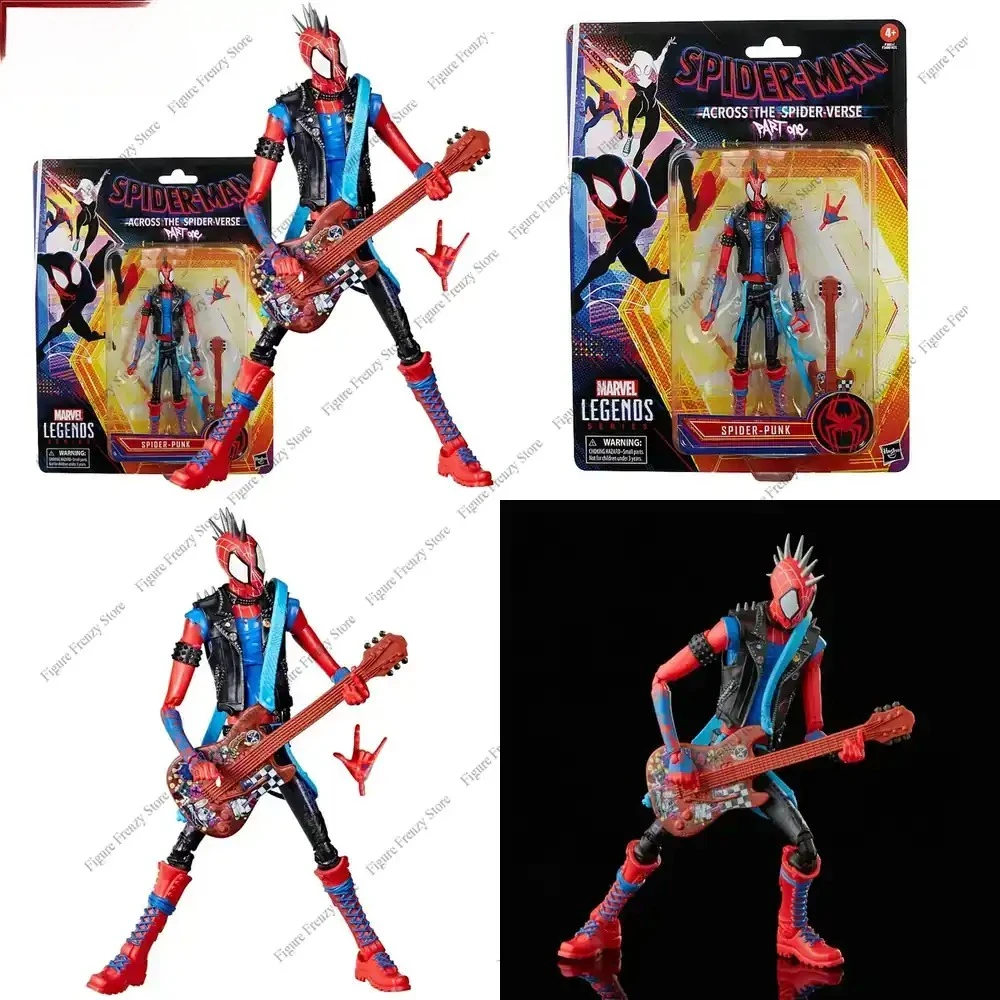 

Special Offer 6 Inch High Quality Spider Man Punk Style Action Figure Toy Collectible Statue for Gifts
