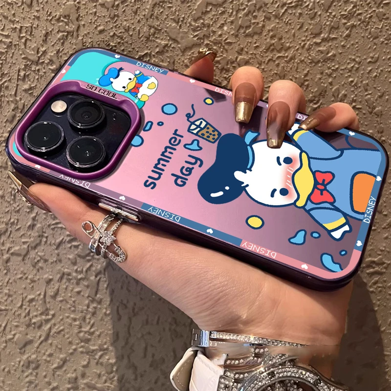 Disney Donald Duck Anime For Redmi Note 13 12 12S 11 11S 11E 10 10T 10S 9C 9T Pro Plus Max Lite 5G Colorful Silver Mobile Funda image 3