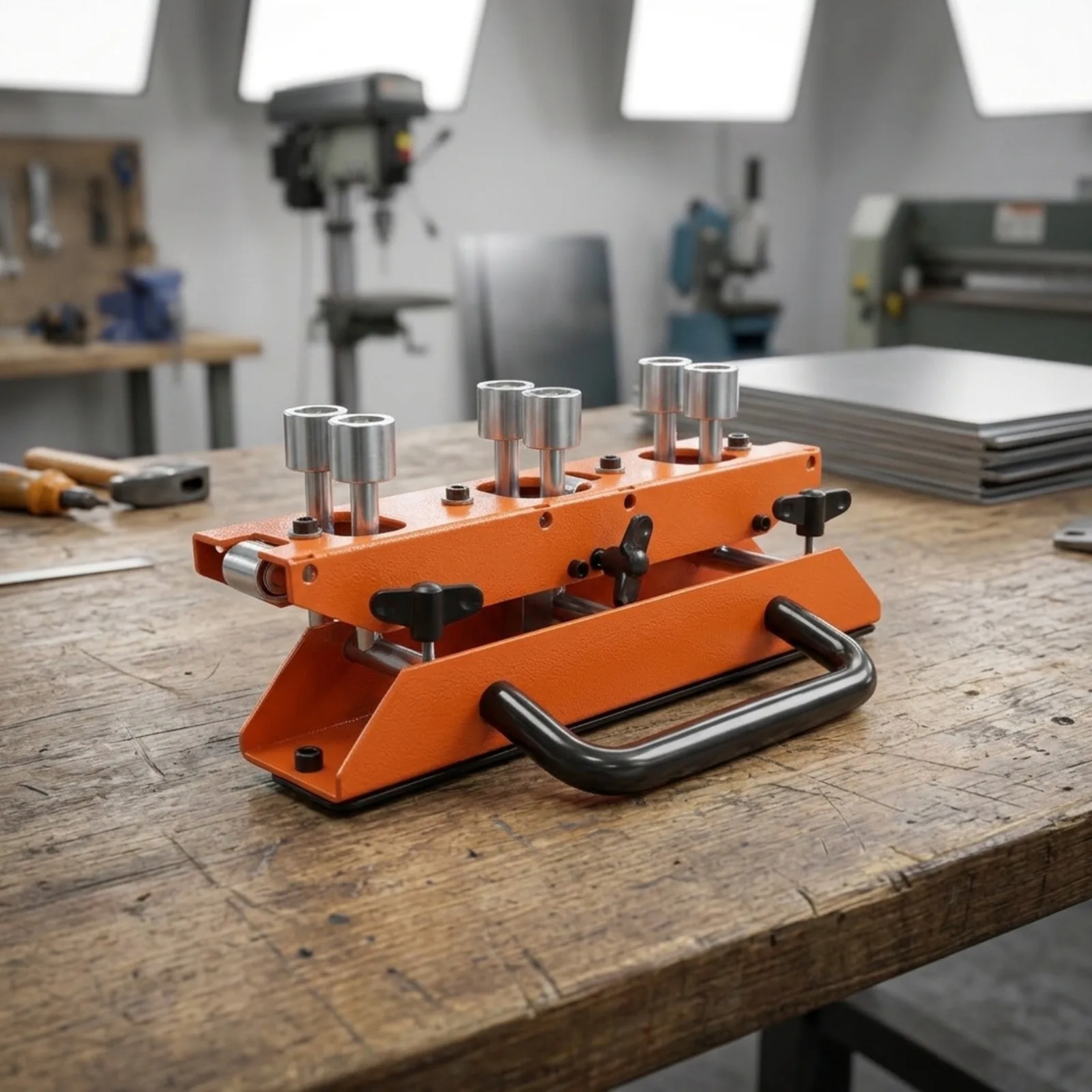 6 Wheel Manual Sheet Metal Bending Tool 0-90 Degree Adjustable Roller For Steel Aluminum Alloy Roofing Hand Cutting Equipment