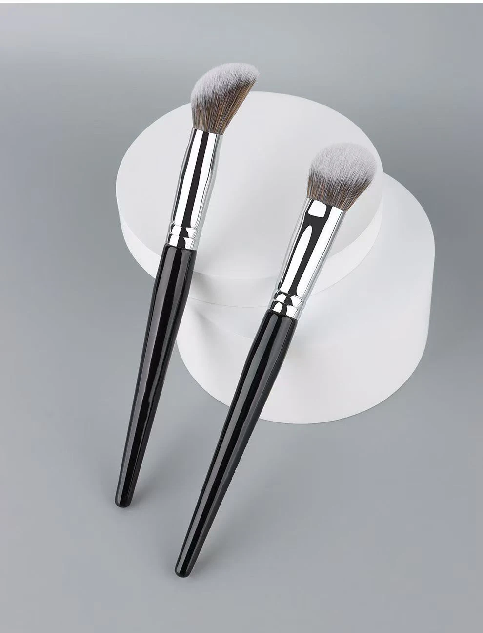 Cream Blush Brush Mimics Fingertip Aplication Stippling Powder Blusher Cream Makeup Brushes Synthetic Hair Blush Make Up Tools