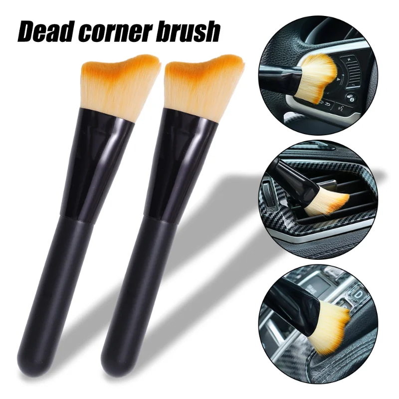 Car Interior Cleaning Tool for Car Cleaning Detailing Brush Dashboard Air Outlet Wheel Brush Auto Crevice Dust Removal Brushes