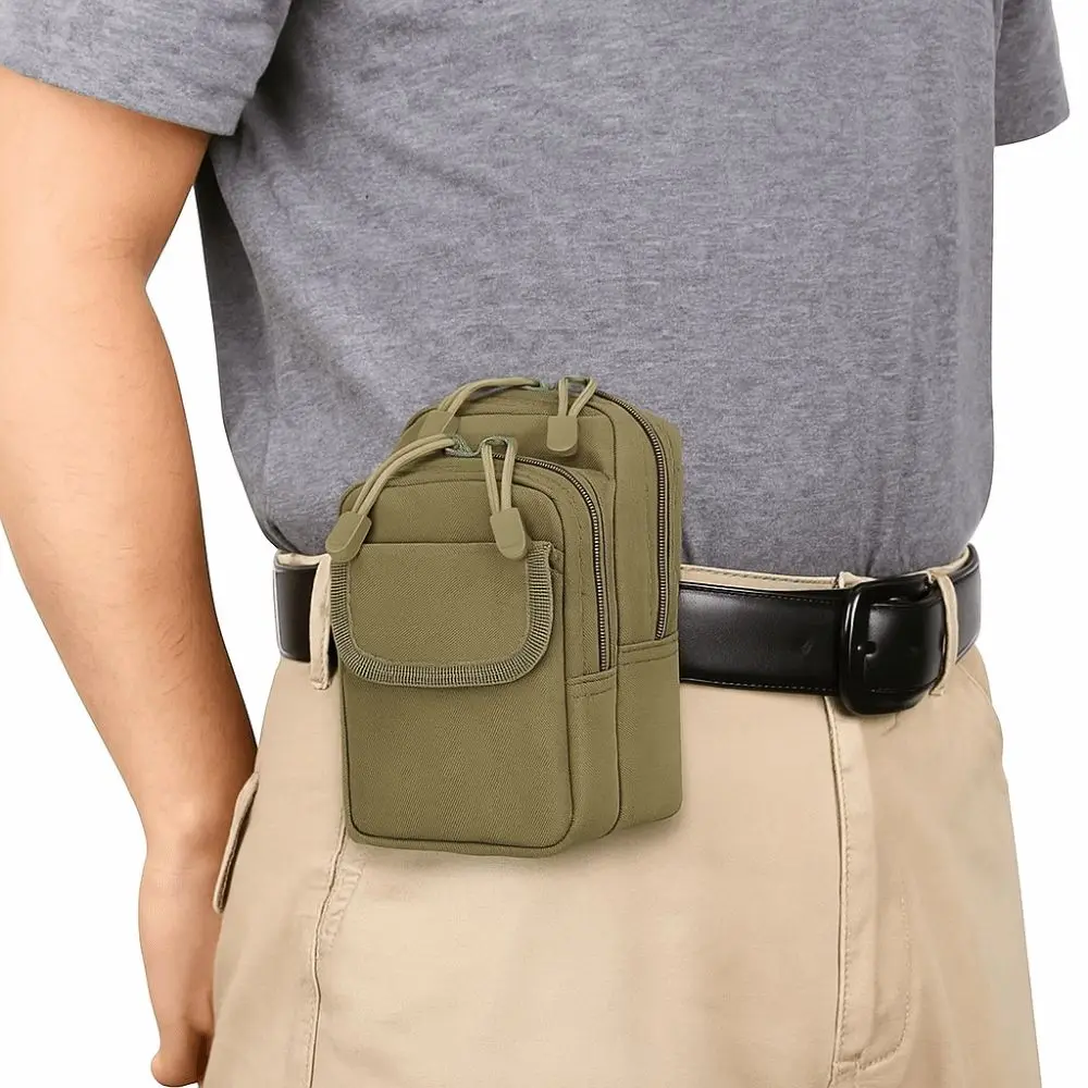 

Oxford Cloth Running Sports Belt Bag Waterproof Multifunctional Climbing Belt Bag Breathable Durable Waist Pack Bag Fitness