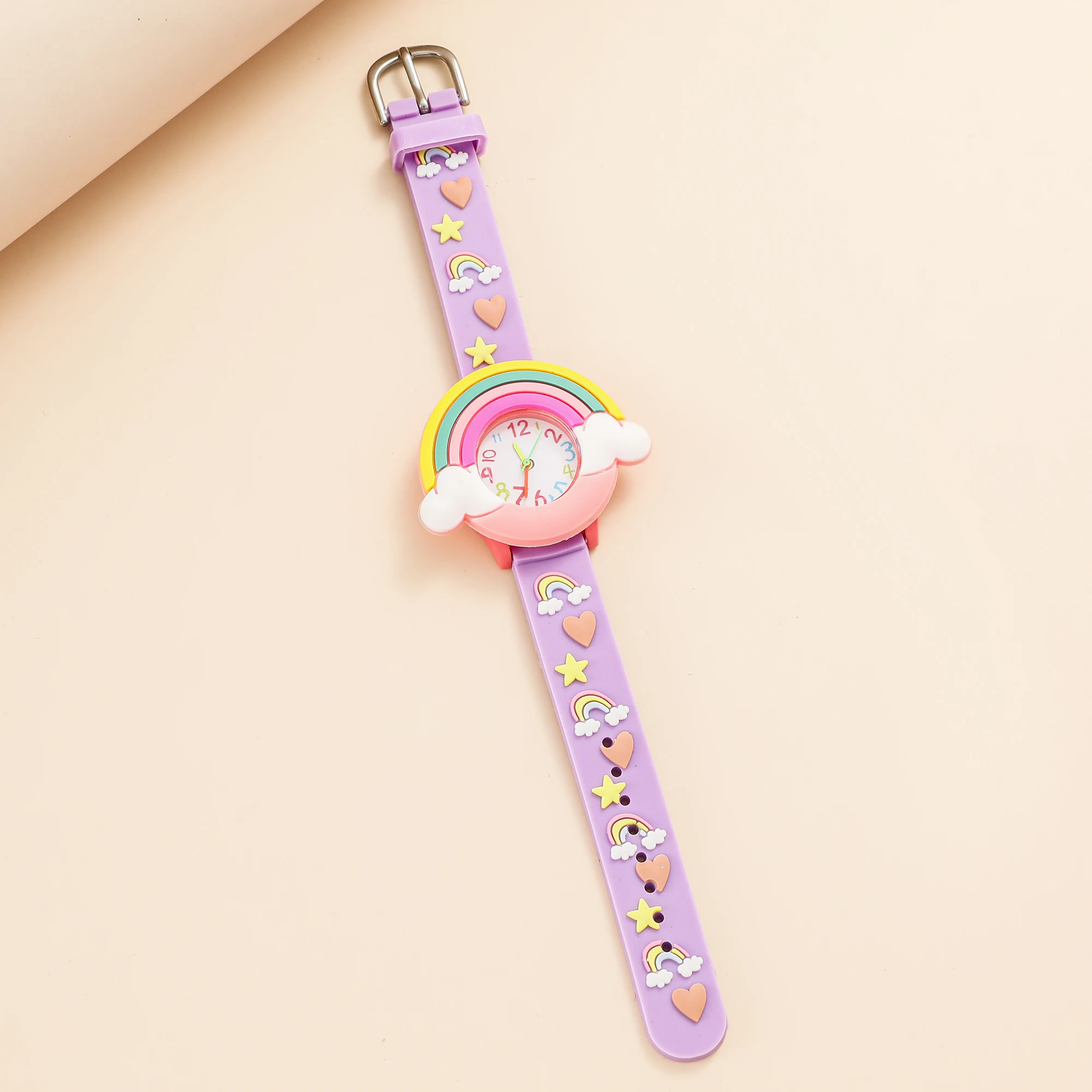 Boys and Girls with Children Cute Fashion Snap Watch Quartz Watch