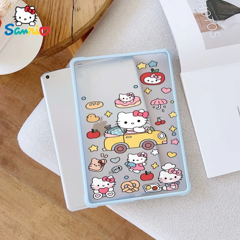 

Sanrio Hello Kitty blue Transparent ipad case, suitable for ipad Pro 6/M4,Air3/5,Mini6,ipad 6/10,8.3/9.7/10.5/12.9/10.9/11inch