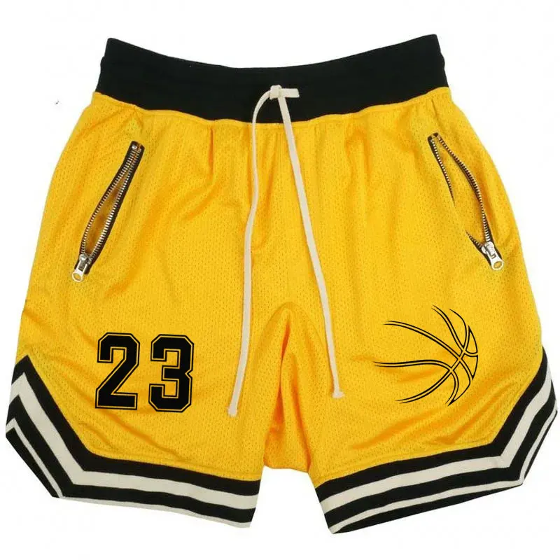 2026 Sommer Herren Lässige Bequeme Modische Basketball-Shorts Mehrfarbig Hip-Hop Herren Komfortable Freizeit-Basketballshorts – Detail 5