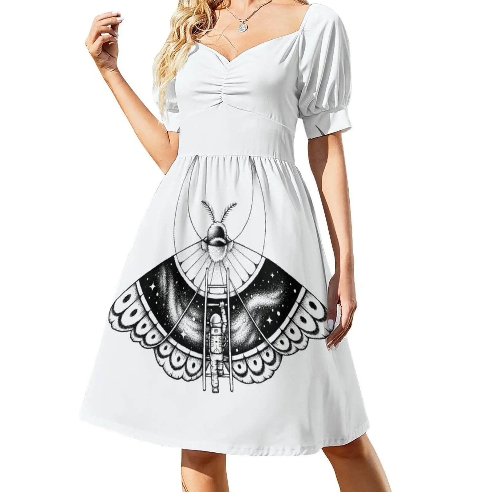

Reach for the Light Short-Sleeved Dress women formal occasion dresses dresses for women