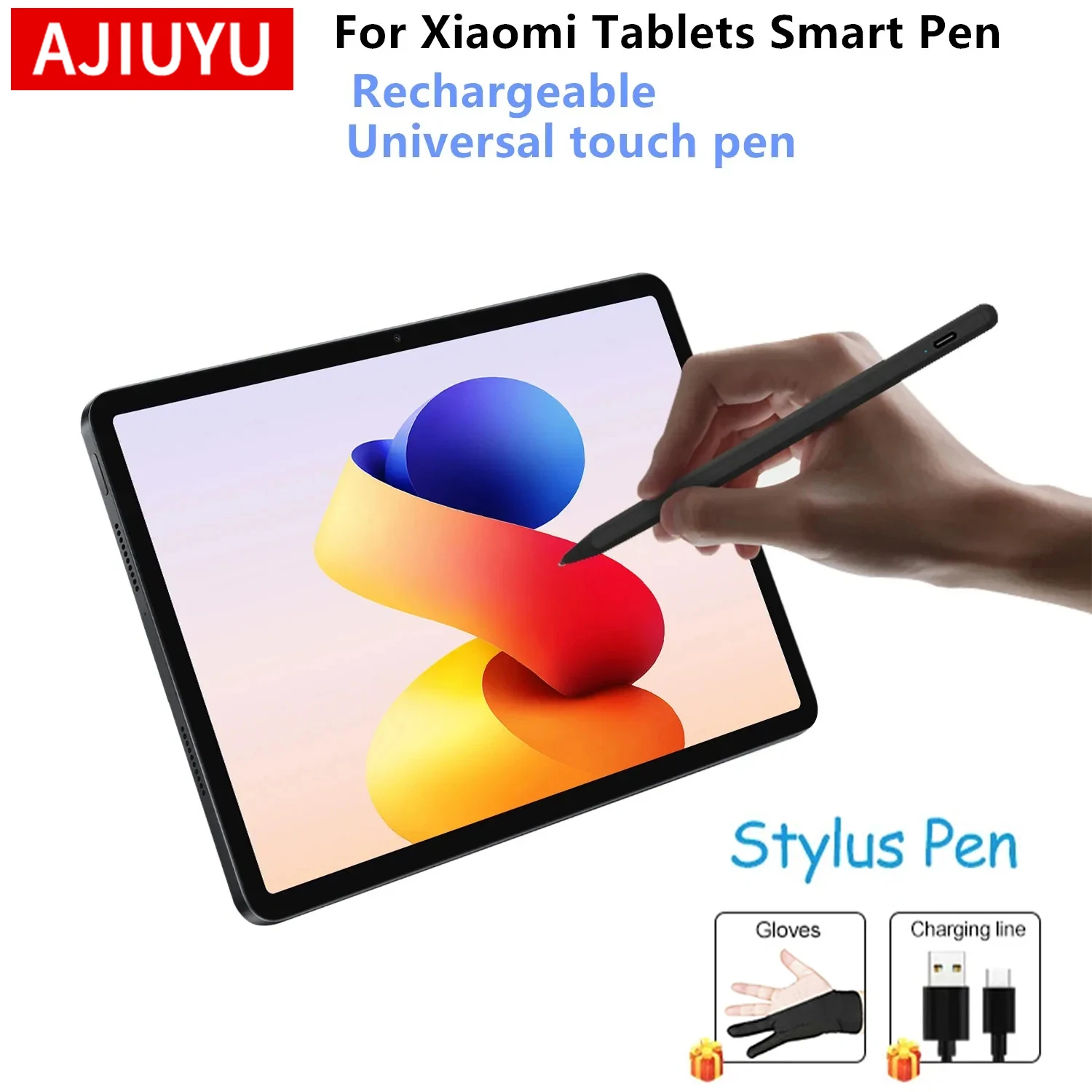 

Active Stylus Pen For Xiaomi Redmi Pad 2 Pro 12.1-inch 2025/Xiaomi POCO Pad 2024 Red mi Pad Pro Tablet Screen Touch Pen Pencil