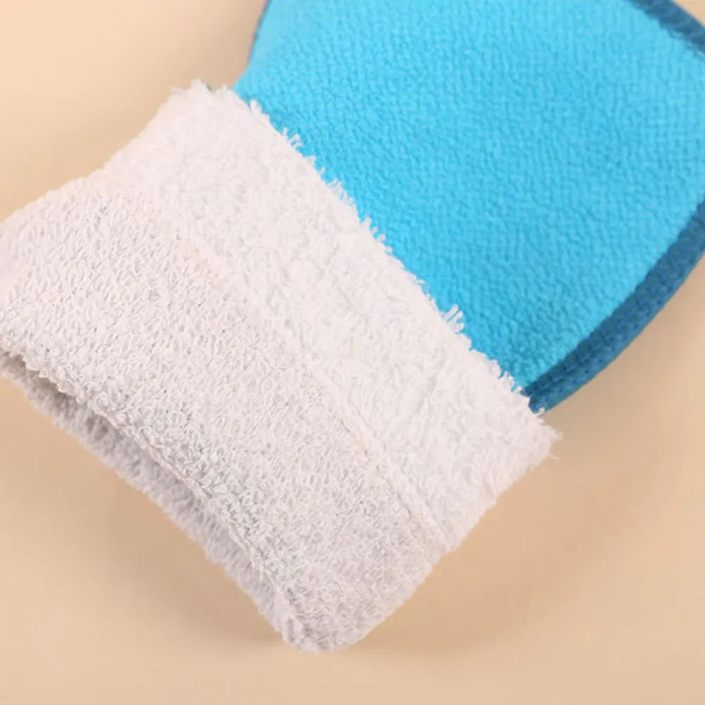 

3Pcs Plant-Based Rayon Bath Glove Exfoliating Mitt for Deep Pore Cleansing Blackhead Removal Gentle Skin Rejuvenation