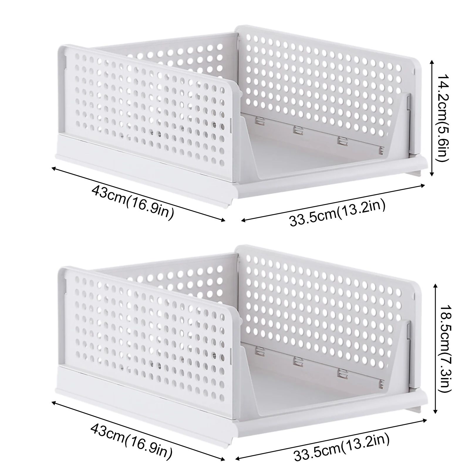 Clothes Organiser Sliding Pull Out Clothes Storage Box Toy Storage Frame for Shirt Underwear Pants Organising Home Bedroom