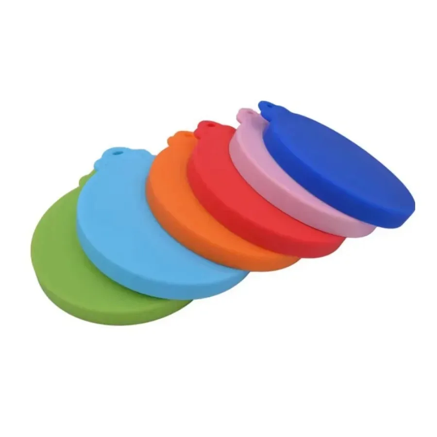 Reusable 3 in 1 Pet Food Can Silicone Cover Dogs Cats Storage Tin Cap Lid Seal Cover Pet Supplies Suitable for 8.5cm/7.5cm/6.5cm