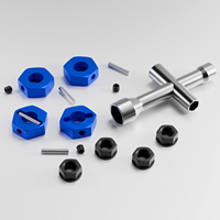 12mm Aluminum Wheel Hex Drive Hub Adaptor RC Car Parts for 1/10 Traxxas Axial Redcat ARRMA HPI HSP RC Model Car Accessories