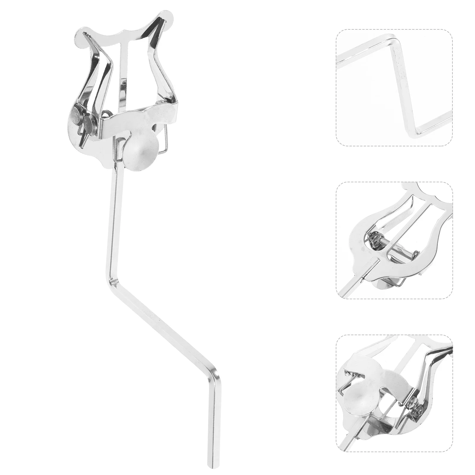 

Saxophone Lyre for Alto Clip Tenor Holder Musical Instrument Accessories Metal