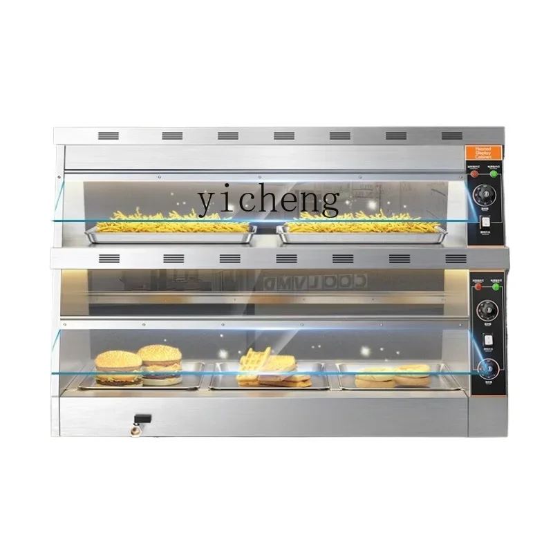 

Commercial Heated Display Cabinet Food Small Electric Heating Thermostat Display Cabinet