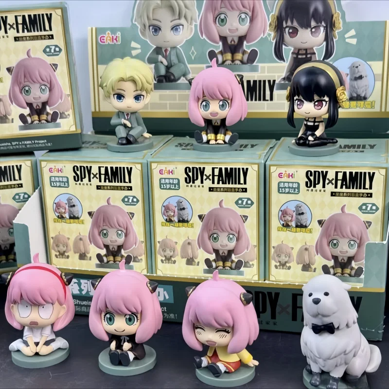 Nuevo en caja ciega Original Spy×Family personaje de Anime modelo figura colección de juguetes decoración Anya Loid Yor Bond regalos de cumpleaños
