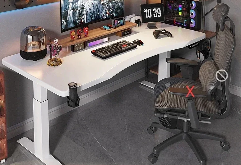 

Automatic Electric Workbench Computer Desks Lifting And Lowering Household Computer Desks Gamer Work Furniture