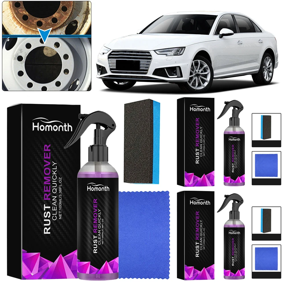 100ml Rust Inhibitor Paint Rust Remover Auto RIM Dust Cleaner Car Wheel Hub Rust Remover Hub Rust Remover Car Care