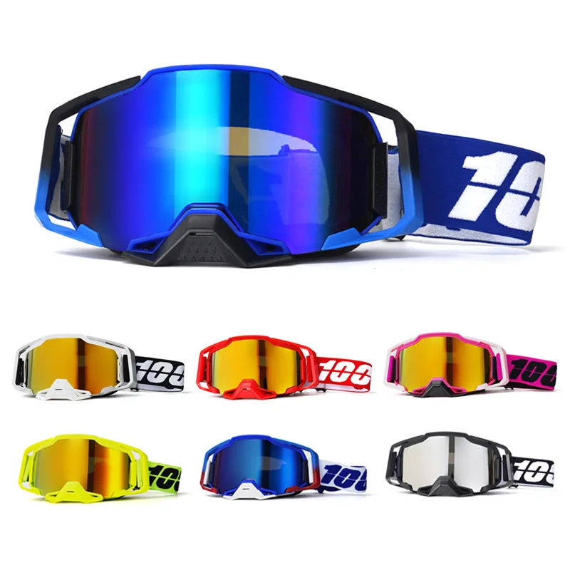 Unisex Motorcycle Motocross Goggles, Windproof Impact Resistant Eyewear for MTB Atv Off-Road Riding & Outdoor Sports Use