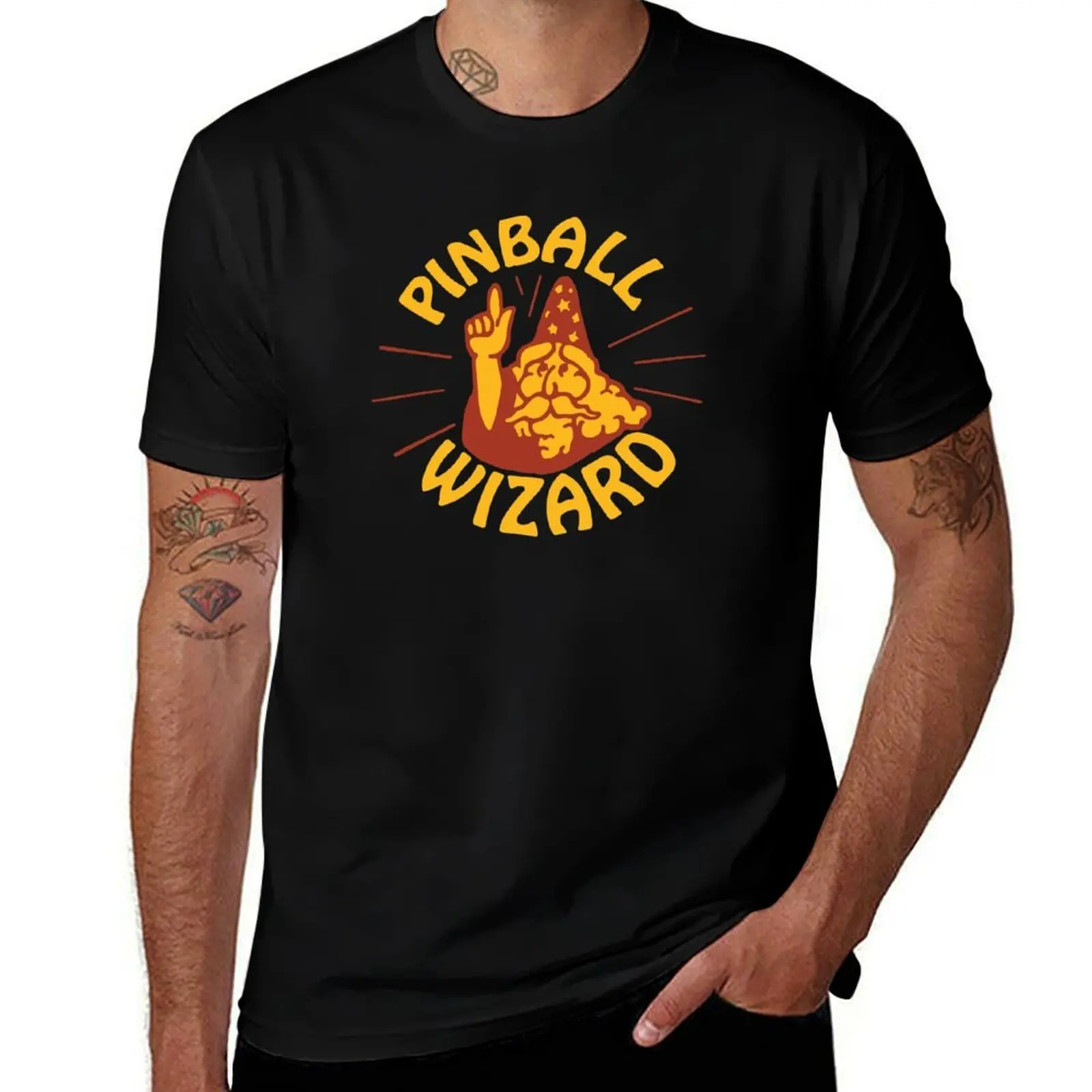 

Pinball Wizard T-Shirt t shirt personalised t shirt men 100% cotton luxury brand T-Shirt