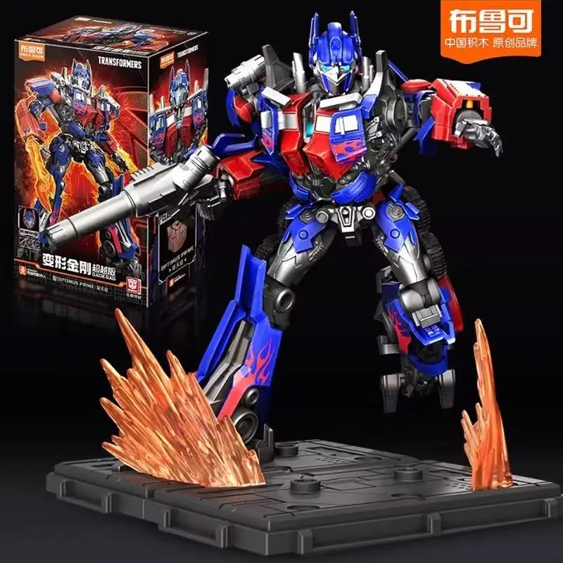 Original Blokees Transformers Robot Building Block Toys Bumblebee Optimus Prime Action Movable Model Figure Kids Collection Toys