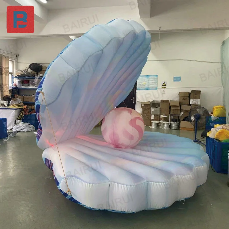 Inflatable shells with blowers, stage decoration, advertising and event decoration