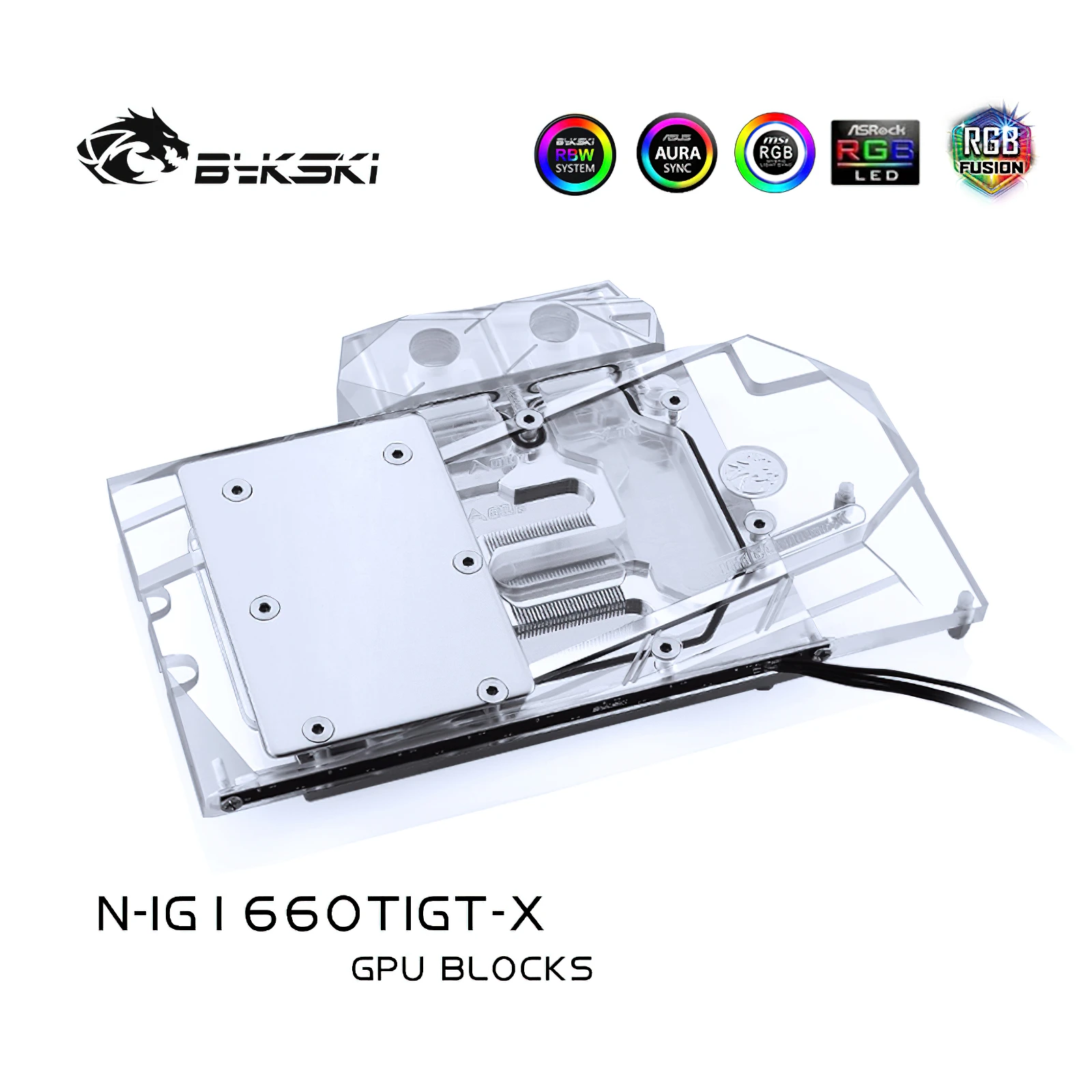 

Bykski GPU Block for Colorful iGame RTX 2060 Ultra N-IG1660TIGT-X