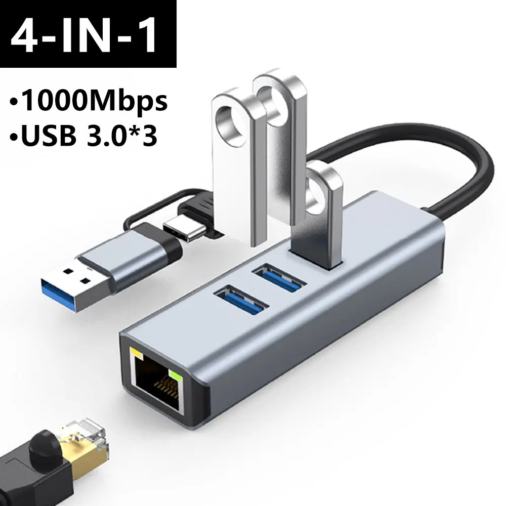 4-In-1 Usb A & Usb …
