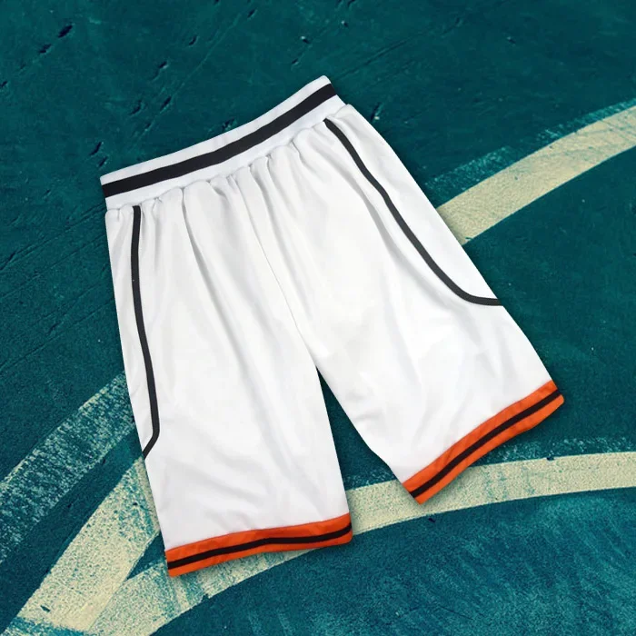 黒猫のバスケットボールジャージ,アニメのコスプレ,四徳学校,高尾カズナリゲスト,オレンジのユニフォーム,#10