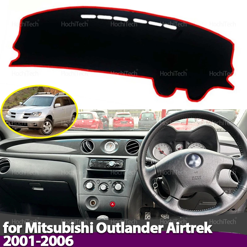 For Mitsubishi Outlander Airtrek 2001-2006 Dashboard Cover Board Anti-Slip Mat Protect Pad Car Sunshade Carpet Rug