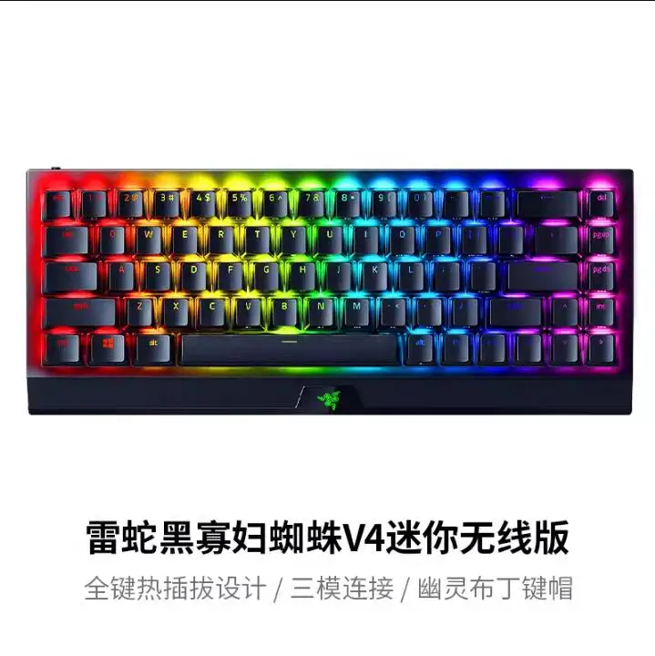 Razer BlackWidow V4 Mini Wireless Hot-Swapable Gaming Mechanical Keyboard