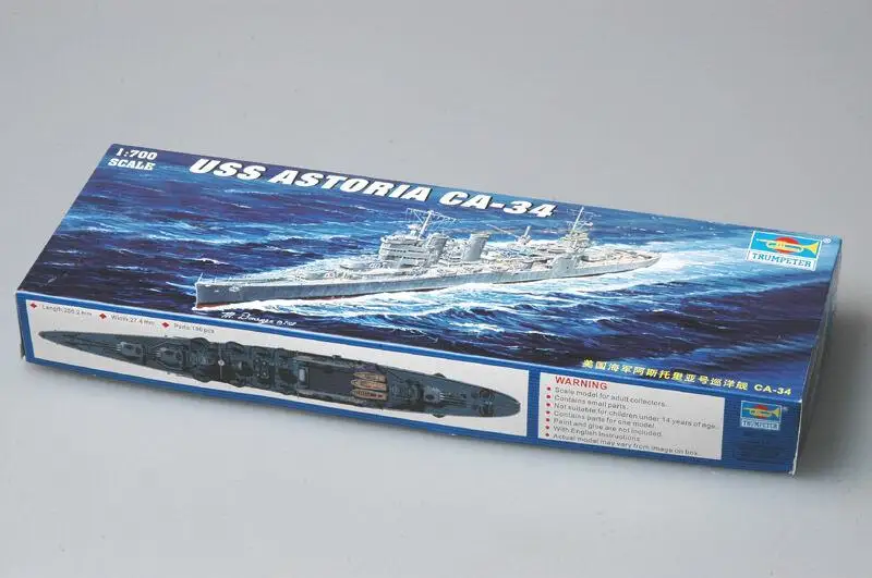 

Trumpeter 1/700 05743 USS Astoria CA-34 1942