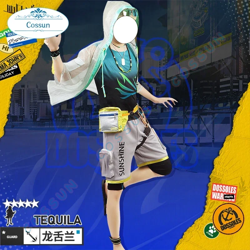 

[Customized] Game Arknights Tequila Cosplay Costume Halloween outfits Men New Suit Uniform