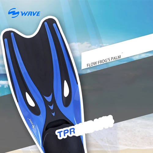 Imagen 2 del producto Aletas de buceo profesionales, cómodas y flexibles, TPR, antideslizantes, de goma, para natación, snorkel, deportes acuáticos, zapatos de playa