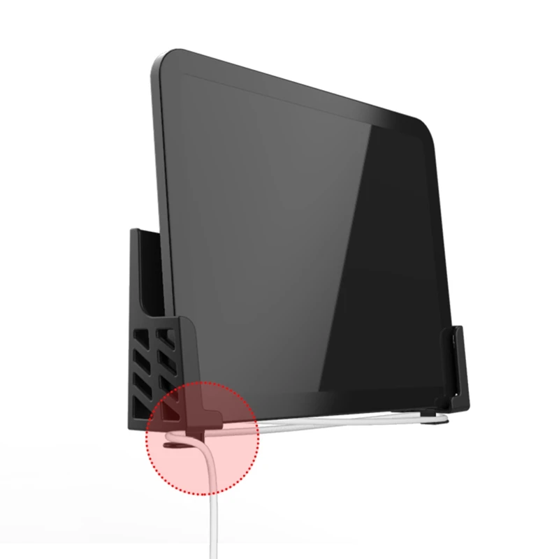 Tablet PC Mobile Phone Wall Mount Holder Dual Card Slot Mobile Phone Bracket Adjustable Angle-N35R