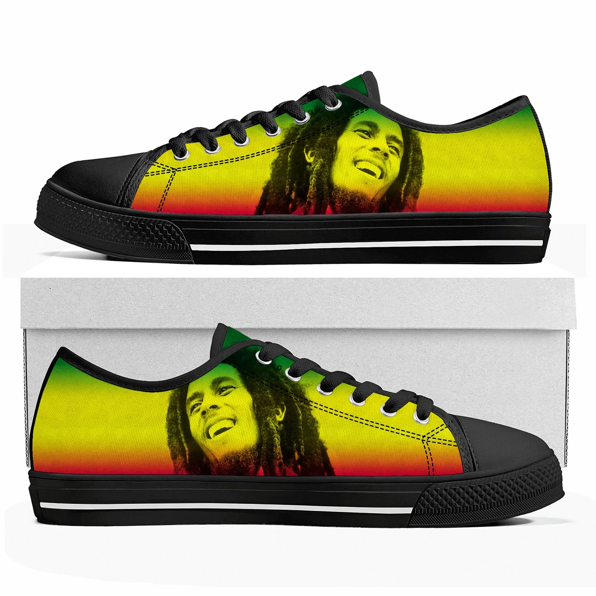 Women'S Shoes Bobs - Bob Marley Reggae Rasta Low Top