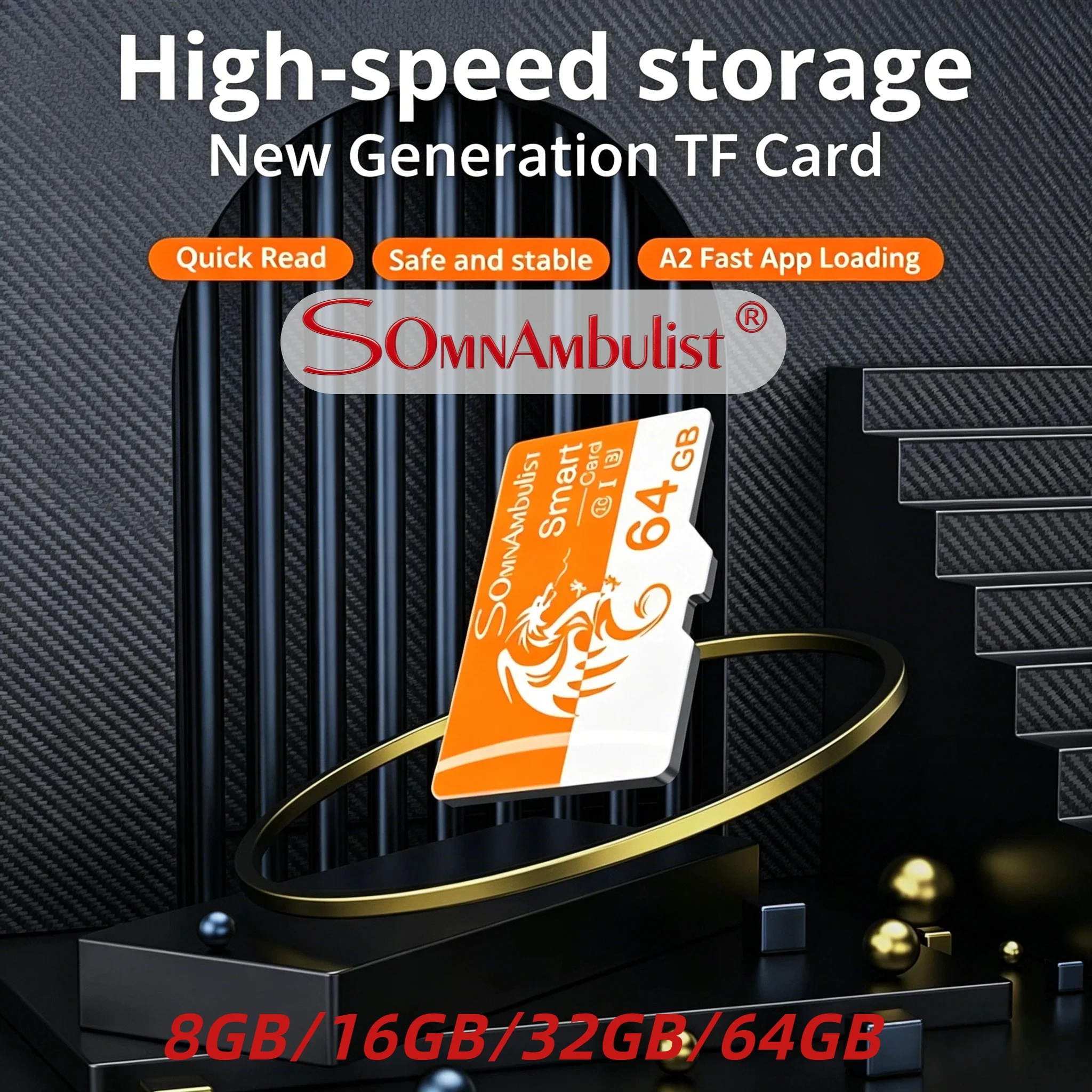 

SomnAmbulist Memory Card 64GB High Speed Mini TF Card Class 10 U3 A1 for Drone Audio Surveillance Device 64GB TF Card Pro Max