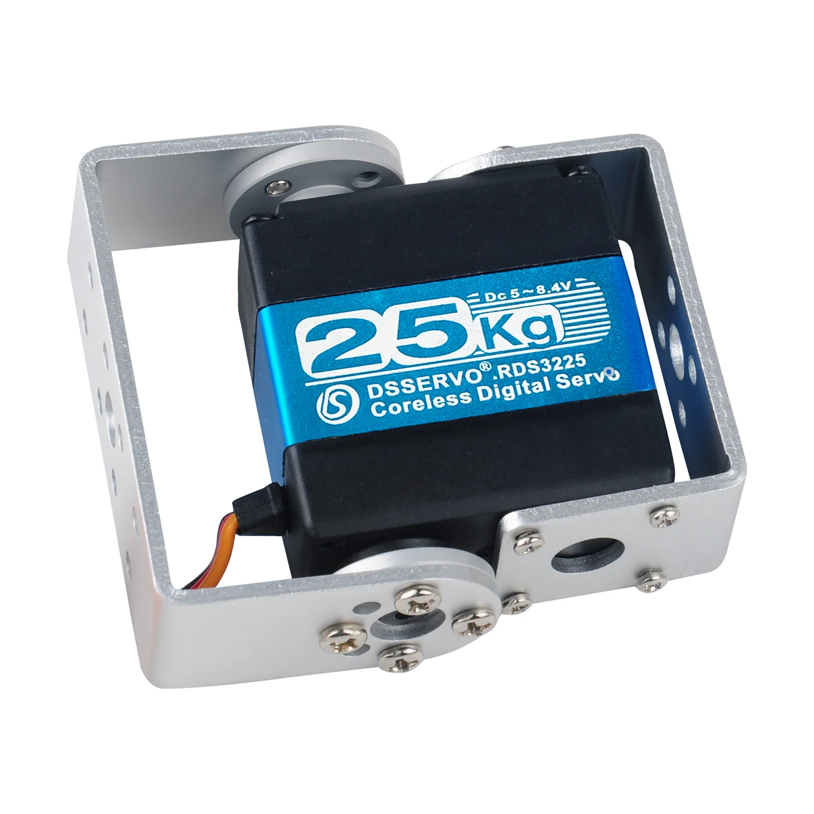 25/35/45KG Metal Gear Digital Servo - Coreless Motor, Dual Shaft, U Bracket for Robot/Drone/Crawler RDS Series