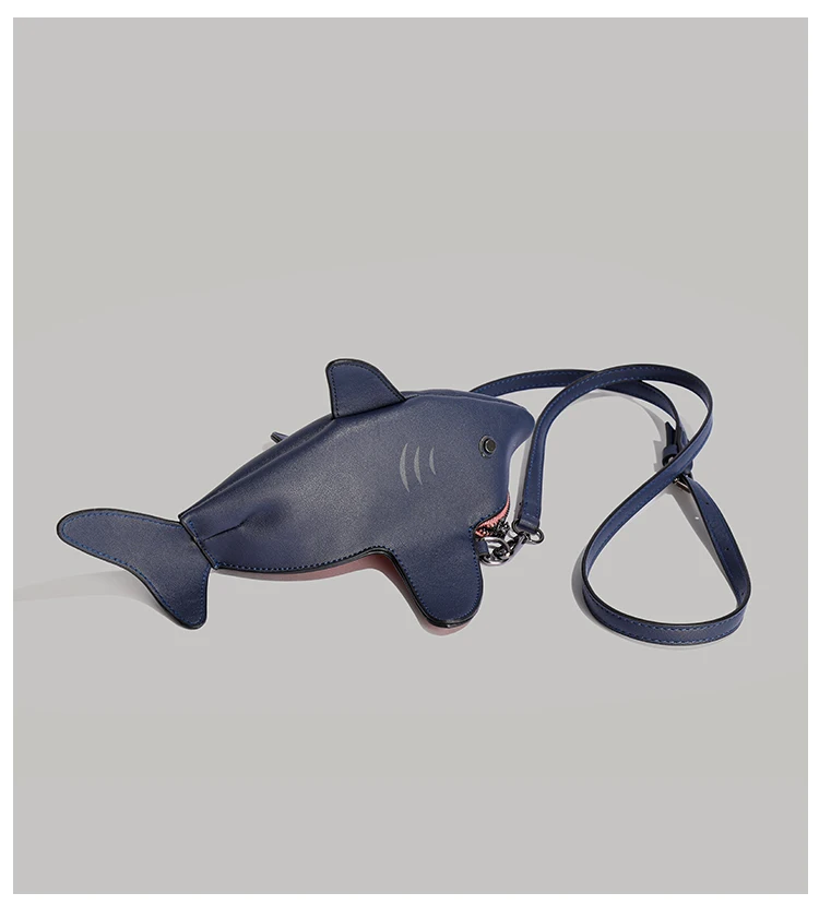 

Милый мультяшный индивидуальный дизайн Sense Messenger, маленькая сумка, мини-сумка с забавной акулой, креативный ключ, встроенная женская сумка для мобильного телефона