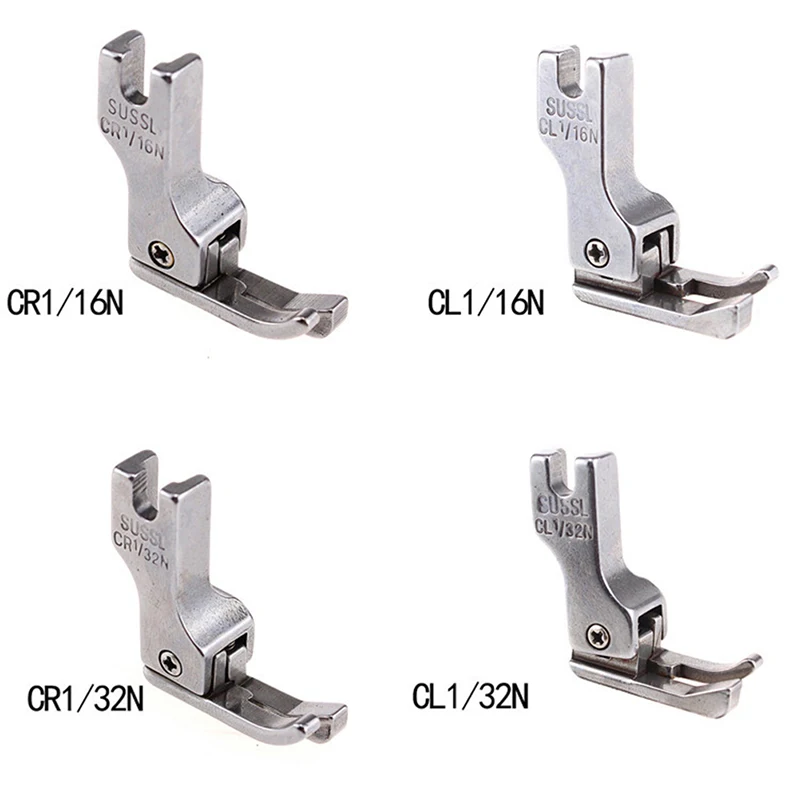 Silver Industrial Sewing Machine Compensating Presser Foot Edge Guide Presser Accessories For Sewing Equipment High Quality