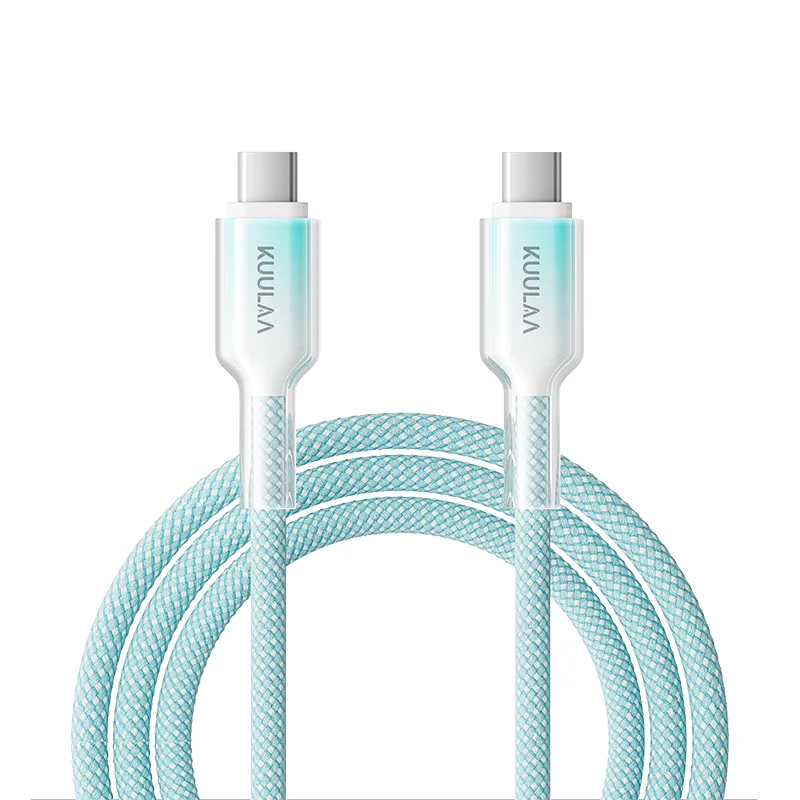 KUULAA USB-C-Kabel auf USB-Typ-C-Kabel PD 60 W Schnellladekabel USB C auf Typ-C-Kabel für iPhone 16 15 Samsung MacBook iPad Xiaomi