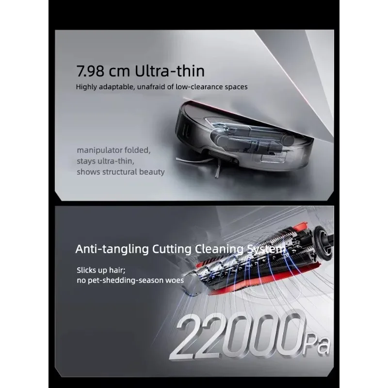 For Roborock G30 Intelligent Robotic Vacuum Cleaner 22KPa High  New Arrival Home Wet Dry Cleaning