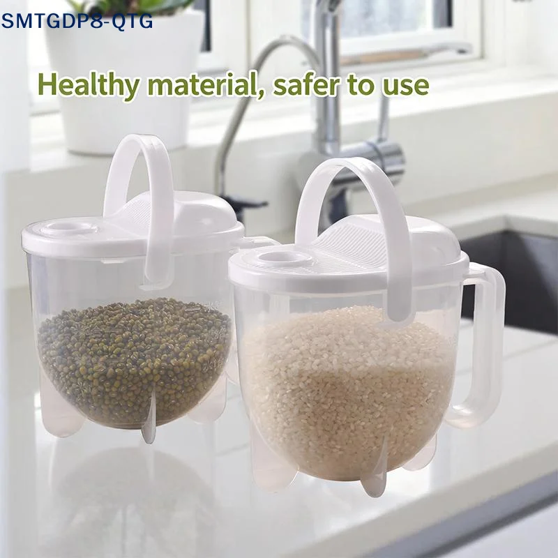 *Hand-Free Rice Washer Kitchen Colanders Strainer Bowl With Lid Household Vegetable Washing Strainer For Home Hotel Restaurant