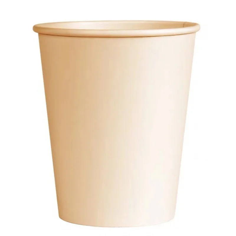 50Pcs/100Pcs 7oz 245ml Disposable Thickened Paper Cup Water Cup Commercial Household Anti-Scald Hot Drink Cup Household Party Ba